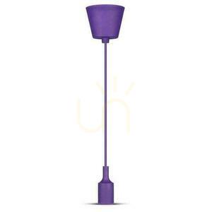 V-TAC E27 Violet Silicone Pendant Luminaire VT-7228-PE Garanție de 5 ani small 1