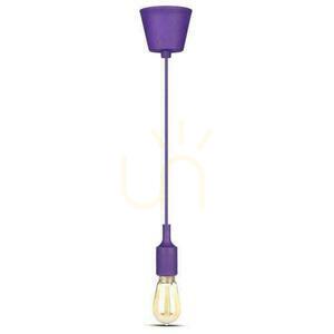 V-TAC E27 Violet Silicone Pendant Luminaire VT-7228-PE Garanție de 5 ani small 2