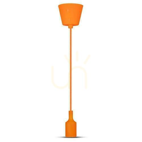 Verifica V-TAC E27 Portocaliu VT-7228-O Silicon Pandantiv Corp de iluminat Garanție de 5 ani