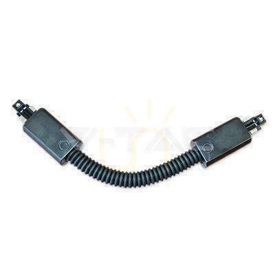 Verifica Conector flexibil pentru șine de iluminat trifazate V-TAC 3559, negru