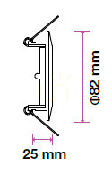 Spot încastrat V-TAC VT-779 GU10 rotund, basculant, alb, Ø82 mm, decupaj 74 mm small 10