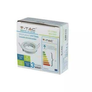 Spot încastrat V-TAC VT-779 GU10 rotund, basculant, alb, Ø82 mm, decupaj 74 mm small 4