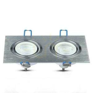 V-TAC Plasă din aluminiu turnat 2xGU10 pătrat aluminiu periat VT-783SQ-AB 4 V-TAC Plasă din aluminiu turnat 2xGU10 pătrat aluminiu periat VT-783SQ-AB small 4