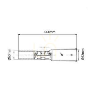 Adaptor de montare pe braț pentru lămpi stradale cu LED-uri 60mm V-TAC VT-795 small 5