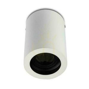 V-TAC Aluminiu GU10 Tub rotund montat la suprafață alb + negru 142x100 VT-796-WH Corp de iluminat 0 V-TAC Aluminiu GU10 Tub rotund montat la suprafață alb + negru 142x100 VT-796-WH Corp de iluminat small 0
