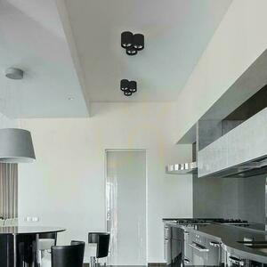 Plafonieră aplicată V-TAC VT-796-B GU10, cilindru din aluminiu negru 142 × 100 mm small 4