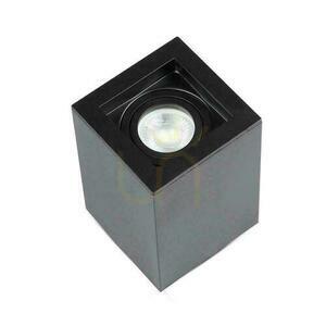 V-TAC Aluminiu GU10 Cub pătrat montare la suprafață negru 142x100x100 VT-797-B. small 2