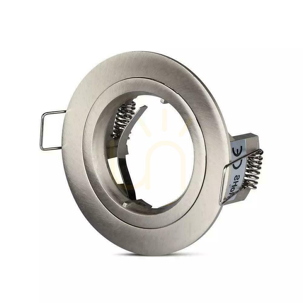 Vedere Mesh V-TAC aluminiu turnat GU10 rotund satinat VT-774-SN Mesh V-TAC aluminiu turnat GU10 rotund satinat VT-774-SN