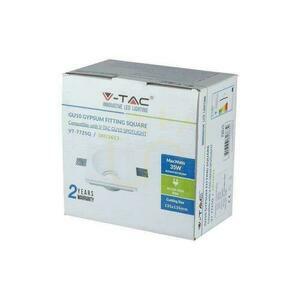 V-TAC GIPS GU10 Plasă rotundă încastrată 132x132 alb VT-772 2 V-TAC GIPS GU10 Plasă rotundă încastrată 132x132 alb VT-772 small 2