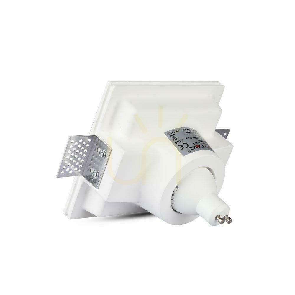 Spectacol V-TAC GIPS GU10 Plasă rotundă încastrată 132x132 alb VT-772 V-TAC GIPS GU10 Plasă rotundă încastrată 132x132 alb VT-772