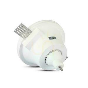 Corp de iluminat încastrat V-TAC VT-773 GU10 din gips, alb, Ø13,2 cm small 4
