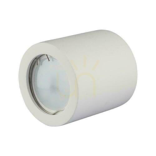 Verifica Corp de iluminat V-TAC GIPS GU10 tub rotund alb 70x75 VT-727RD montat aparent
