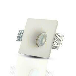 V-TAC GIPS GU10 Plasă rotundă încastrată 120x120 alb VT-714 small 1