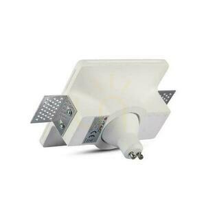 V-TAC GIPS GU10 Plasă rotundă încastrată 120x120 alb VT-714 small 4
