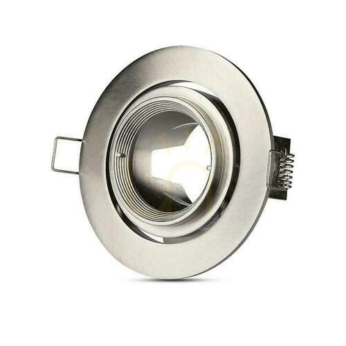 Verifica Eyelet V-TAC GU10 Movable Swivel Snail Satin VT-700S