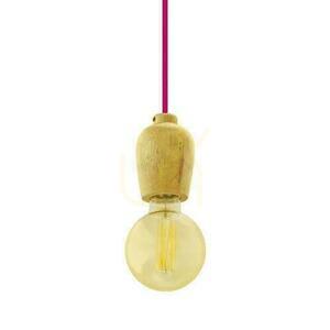 V-TAC Pandantiv Luminaire Wood Red Wire VT-7778-R Garanție de 5 ani small 0