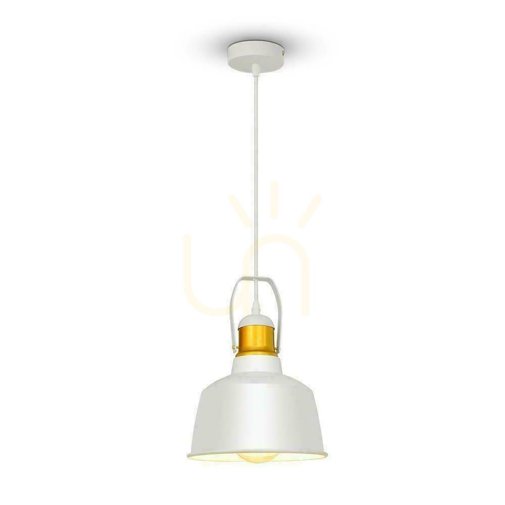 Vedere V-TAC LOFT Corp de iluminat cu pandantiv Vintage White VT-7422-WH Garanție de 5 ani V-TAC LOFT Corp de iluminat cu pandantiv Vintage White VT-7422-WH Garanție de 5 ani