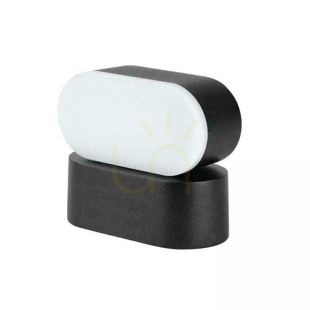 Verifica Lampă de perete V-TAC 6W LED negru IP65 pivotant 350st VT-816 4000K 800lm. Lampă de perete V-TAC 6W LED negru IP65 pivotant 350st VT-816 4000K 800lm.