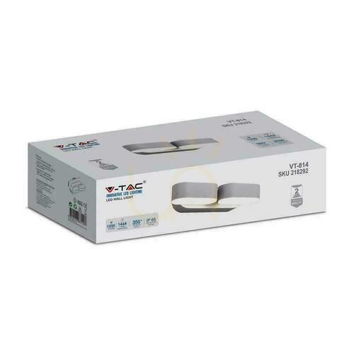 Verifica Lampă de perete V-TAC 12W LED pivotant 350st alb VT-814-W 3000K 1444lm.