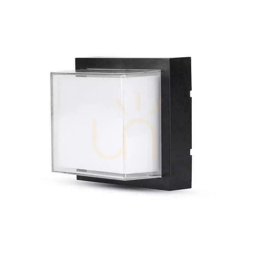 Verifica V-TAC 7W LED negru corp de iluminat pătrat IP65 VT-831 3000K 700lm