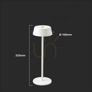 V-TAC 2W LED de încărcare Lampă de noptieră reglabilă IP54 alb VT-7562 3000K 200lm. 3 V-TAC 2W LED de încărcare Lampă de noptieră reglabilă IP54 alb VT-7562 3000K 200lm. small 3