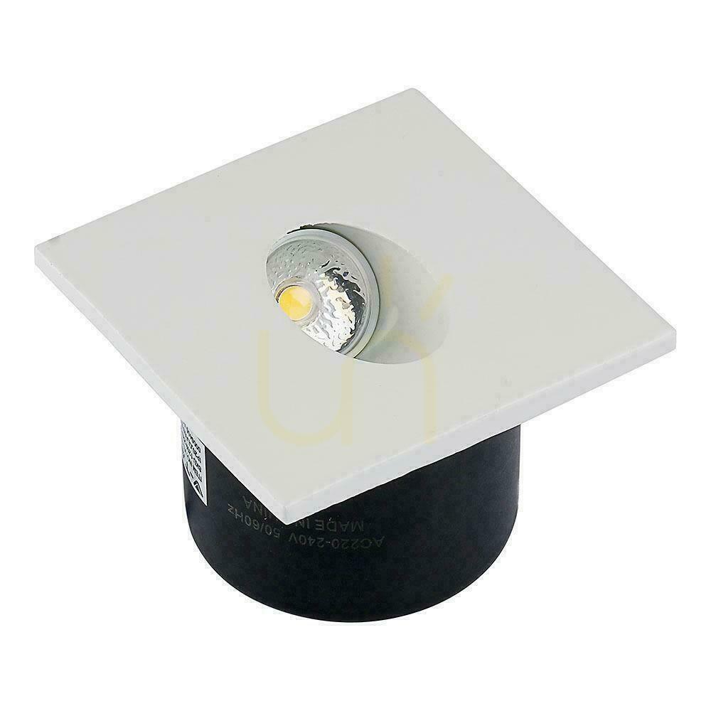 previzualizare Corp de iluminat pentru scări 3W LED V-TAC pătrat alb 230V VT-1109 4000K 270lm Corp de iluminat pentru scări 3W LED V-TAC pătrat alb 230V VT-1109 4000K 270lm