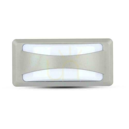 Verifica V-TAC 12W LED corp de iluminat de perete gri IP65 VT-8058 3000K 1160lm