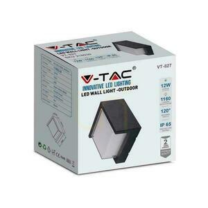 V-TAC 12W LED corp de iluminat de perete IP65 Black Square VT-827 4000K 1160lm 4 V-TAC 12W LED corp de iluminat de perete IP65 Black Square VT-827 4000K 1160lm small 4