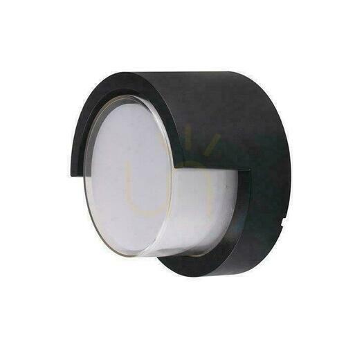 Verifica Aplică de faţadă V-TAC VT-831 LED 7 W, 610 lm, 3000 K, IP65, neagră rotundă