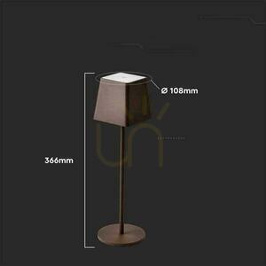 V-TAC 2W LED de încărcare Dimmable Lampă de noptieră IP54 Bronz Corten VT-7563 3000K 200lm 6 V-TAC 2W LED de încărcare Dimmable Lampă de noptieră IP54 Bronz Corten VT-7563 3000K 200lm small 6