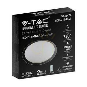Plafon Plafond V-TAC 72W LED Pilot CCT fi.670 Stars VT-8472 3000K-6500K 7200lm small 3
