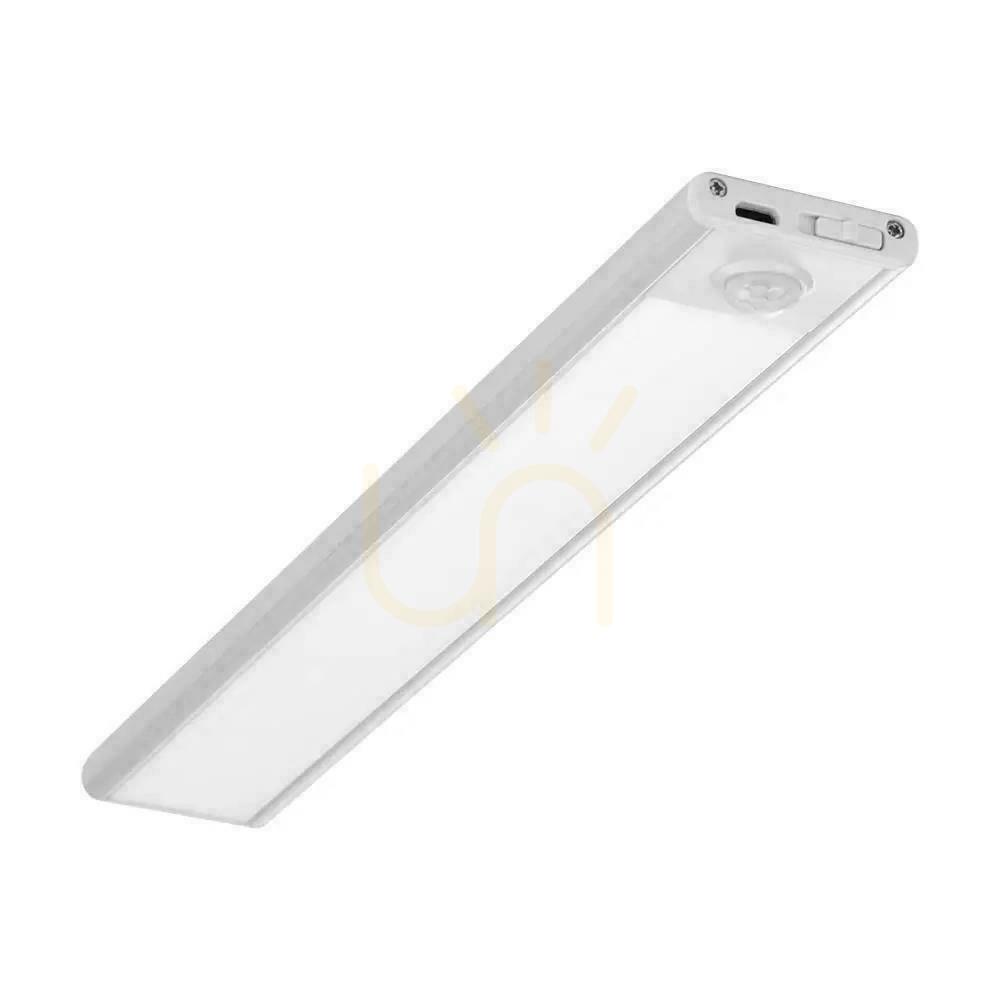 Vedere V-TAC 2W LED sub corp de iluminat argint senzor de mișcare încărcare USB 40cm VT-8142 3000K 160lm V-TAC 2W LED sub corp de iluminat argint senzor de mișcare încărcare USB 40cm VT-8142 3000K 160lm
