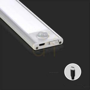 V-TAC 2W LED sub corp de iluminat argint senzor de mișcare încărcare USB 40cm VT-8142 3000K 160lm 2 V-TAC 2W LED sub corp de iluminat argint senzor de mișcare încărcare USB 40cm VT-8142 3000K 160lm small 2