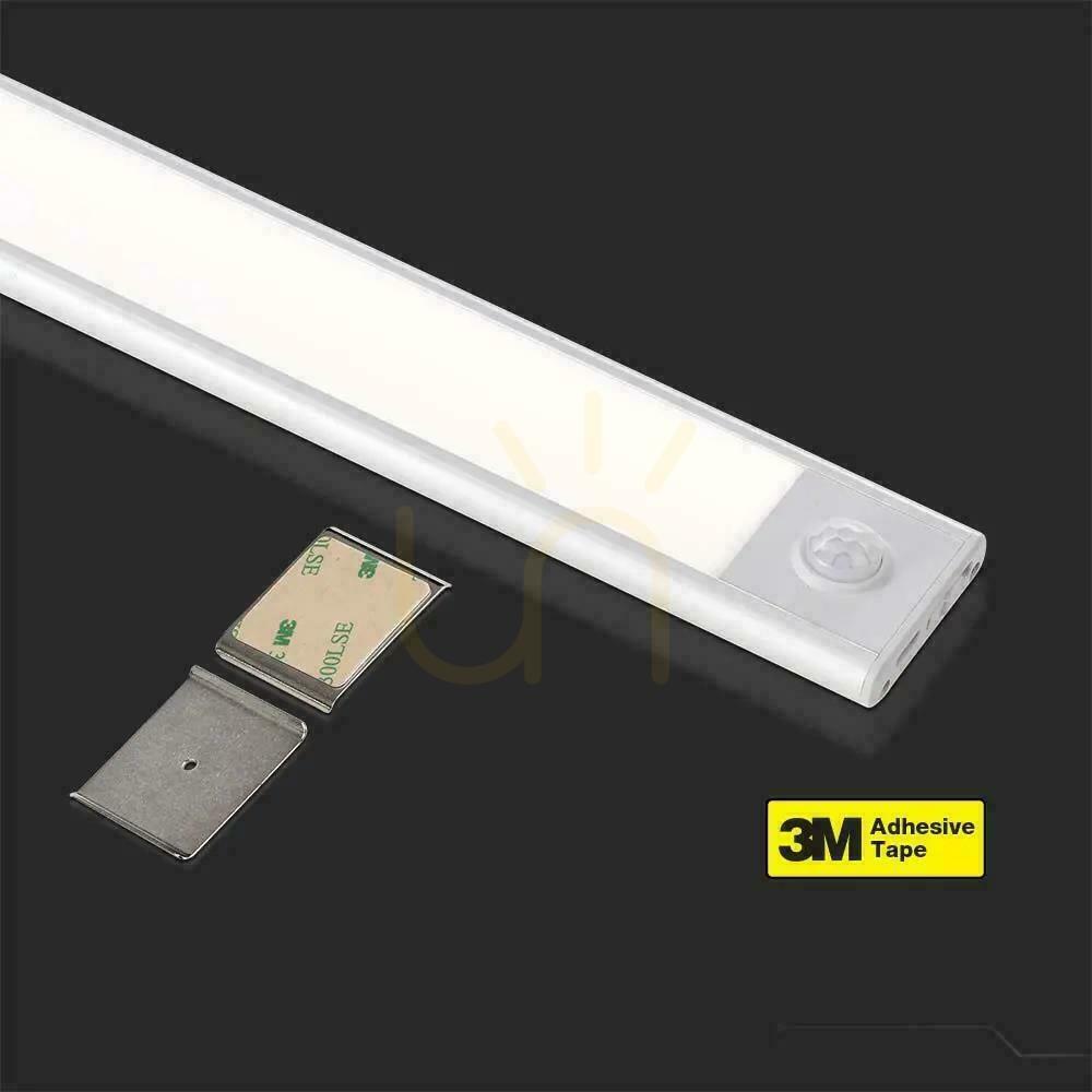 Afişa V-TAC 2W LED sub corp de iluminat argint senzor de mișcare încărcare USB 40cm VT-8142 3000K 160lm V-TAC 2W LED sub corp de iluminat argint senzor de mișcare încărcare USB 40cm VT-8142 3000K 160lm