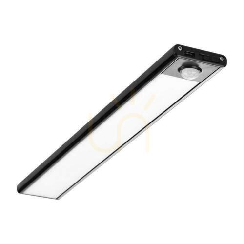 Verifica V-TAC 2.5W LED sub corp de iluminat negru senzor de mișcare încărcare USB 60cm VT-8143 3000K 260lm
