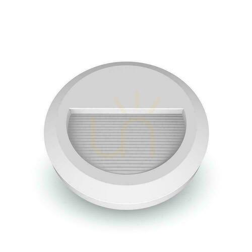 Verifica Corp de iluminat pentru scări 2W LED V-TAC alb rotund 230V IP65 VT-1142 4000K 80lm