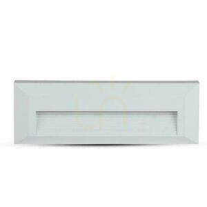 Corp de iluminat pentru scări 3W LED V-TAC dreptunghi alb 230V IP65 VT-1162 4000K 110lm small 2