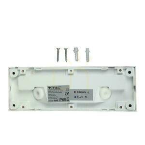 Corp de iluminat pentru scări 3W LED V-TAC dreptunghi alb 230V IP65 VT-1162 4000K 110lm small 4