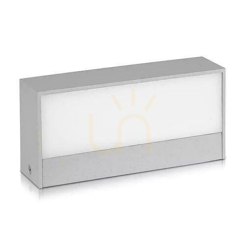 Verifica V-TAC 9W LED Wall Luminaire Top Down Gray IP65 VT-8056 4000K 850lm