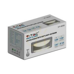 V-TAC 12W LED Lumina de perete gri IP65 VT-8058 6400K 1160lm small 4