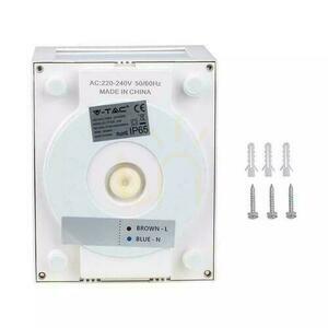 V-TAC 12W LED corp de iluminat de perete IP65 Alb VT-822 4000K 1350lm small 4