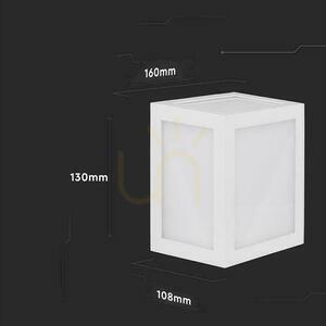 V-TAC 12W LED corp de iluminat de perete IP65 Alb VT-822 4000K 1350lm small 6