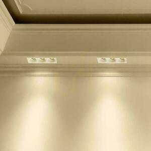 V-TAC 3xGU10 Corp de iluminat pentru tavan din gips alb 280x100 VT-11023 3 ani garanție small 2