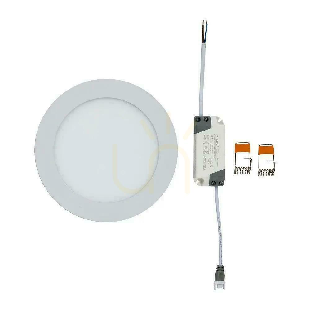 previzualizare V-TAC Premium LED Downlight Panel 12W rotund fi170 VT-1207 2700K 1160lm V-TAC Premium LED Downlight Panel 12W rotund fi170 VT-1207 2700K 1160lm