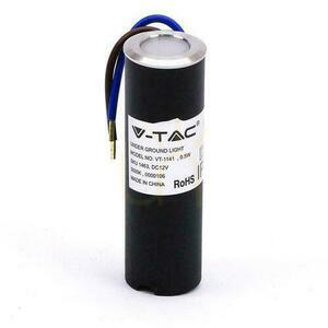V-TAC 0.5W LED Silver IP67 VT-1141 3000K 37lm Grădină montată la sol Montare la sol. small 2