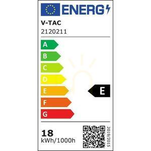 V-TAC SAMSUNG CHIP M-SERIES 18W 60cm 120Lm/W ML VT-60018 4000K 2160lm Corp de iluminat cu LED ermetic 3 ani garanție small 7