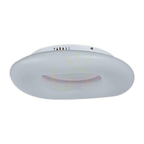 Verifica V-TAC 20W LED plafon Luminaire Oval Color Change 30cm Dimmable White VT-7308 2700K-6400K 2150lm 3 ani garanție
