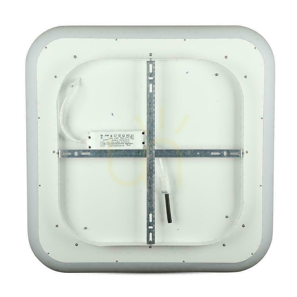 Afişa LED V-TAC 40W Plafon Luminaire Square Color Change 46x46cm Dimmable White VT-7463 2700K-6400K 4000lm 3 ani garanție LED V-TAC 40W Plafon Luminaire Square Color Change 46x46cm Dimmable White VT-7463 2700K-6400K 4000lm 3 ani garanție