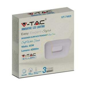 LED V-TAC 40W Plafon Luminaire Square Color Change 46x46cm Dimmable White VT-7463 2700K-6400K 4000lm 3 ani garanție 4 LED V-TAC 40W Plafon Luminaire Square Color Change 46x46cm Dimmable White VT-7463 2700K-6400K 4000lm 3 ani garanție small 4