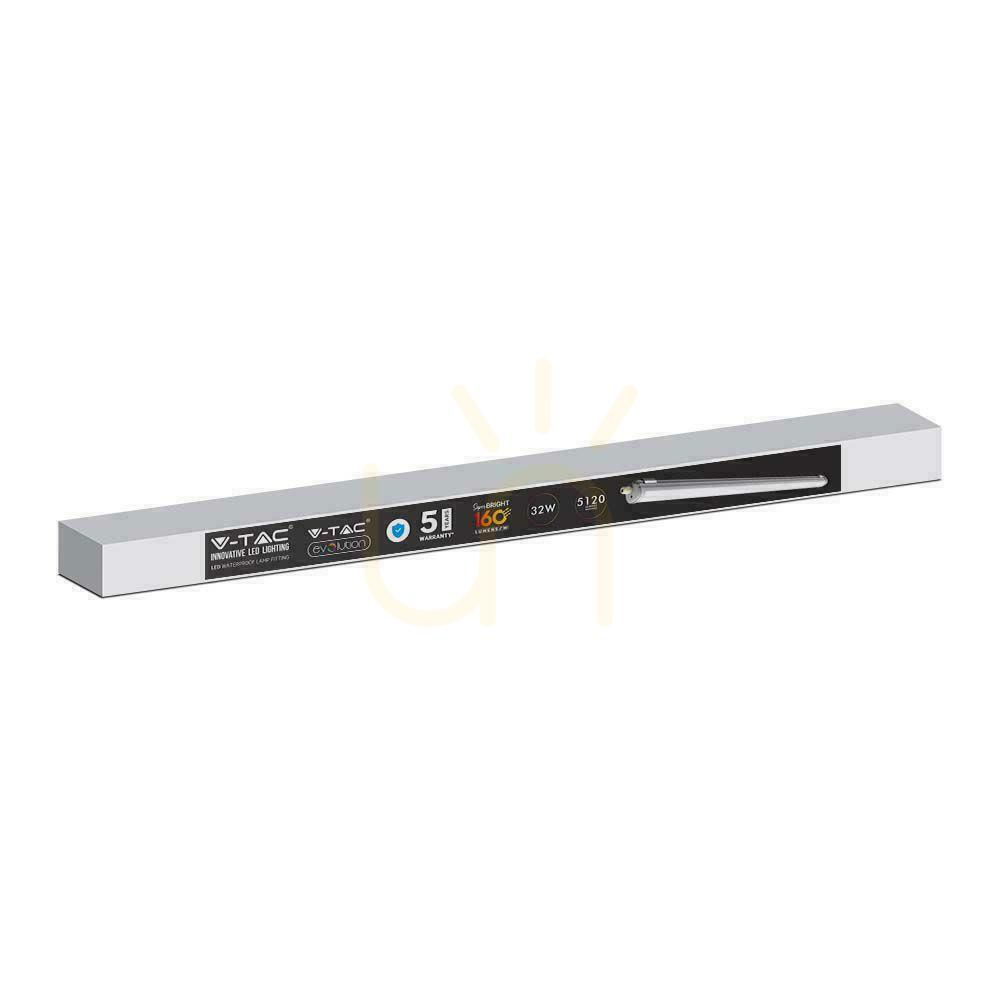 Spectacol V-TAC X-SERIES 120cm 24W 160Lm/W VT-1524 6400K 3840lm Corp de iluminat ermetic 5 ani garanție V-TAC X-SERIES 120cm 24W 160Lm/W VT-1524 6400K 3840lm Corp de iluminat ermetic 5 ani garanție